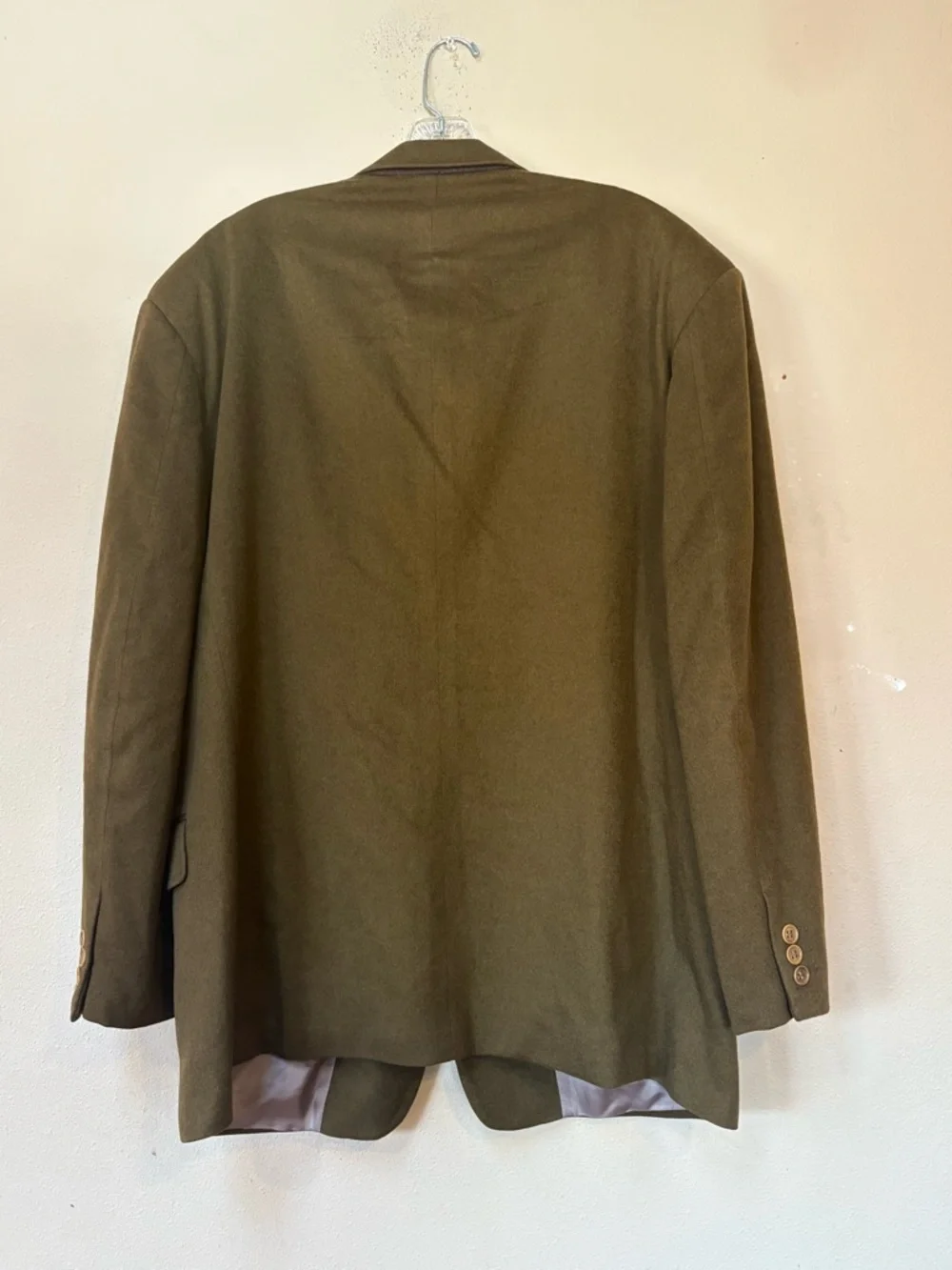 Vintage Hugo Boss Olive Blazer Mens L XL Grandpa Core Sport Coat